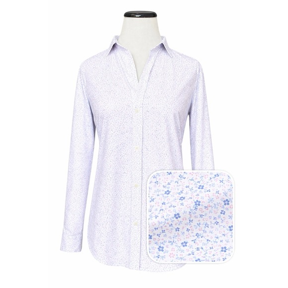 Frank & Eileen Tops - Frank & Eileen Frank Button Down‎ Shirt Size Floral Italy Oversized Quiet Luxury